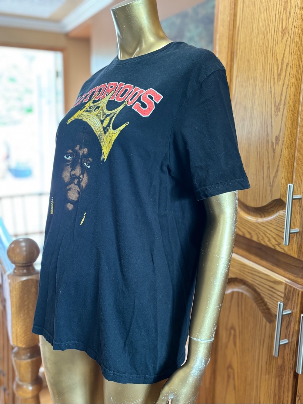 Notorious Graphic Short Sleeve Tee - Black & Yellow - Picture 3 of 7